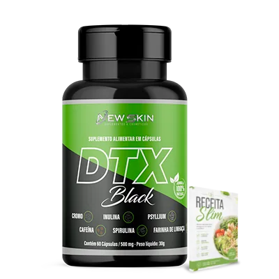 DTX Black kit com um frasco