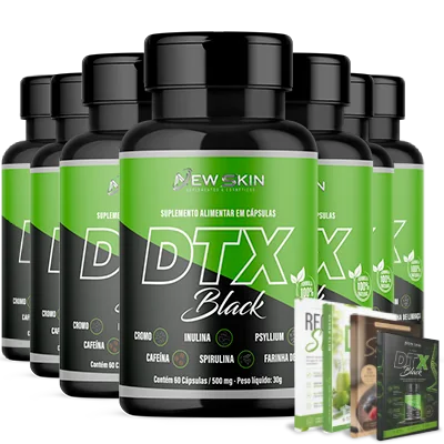 DTX Black kit pague cinco e leve oito frascos