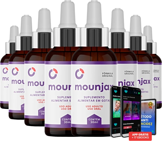 Kit Mounjax com oito frascos