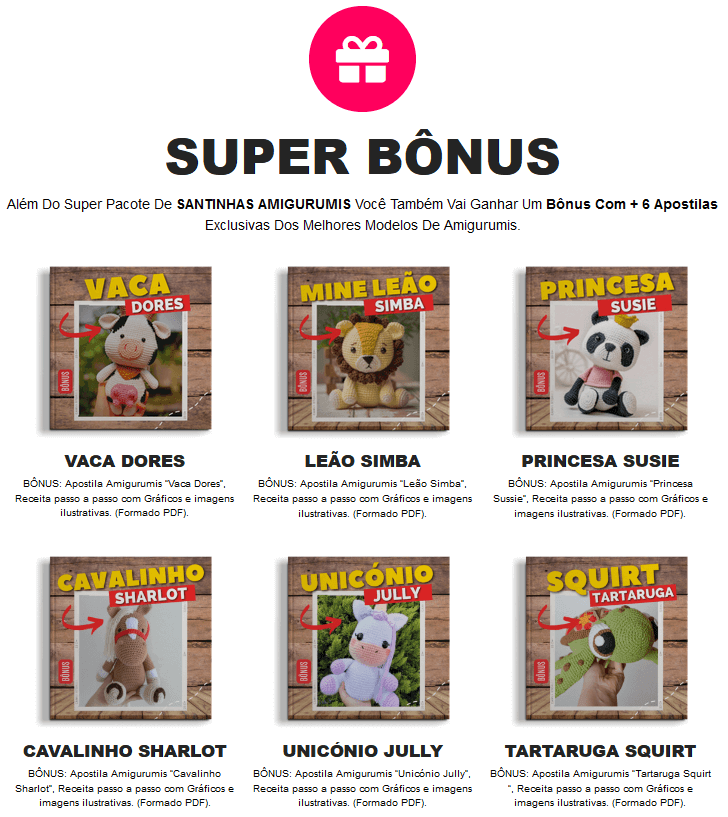 Santinhas Amigurumis Santinhas Amigurumis