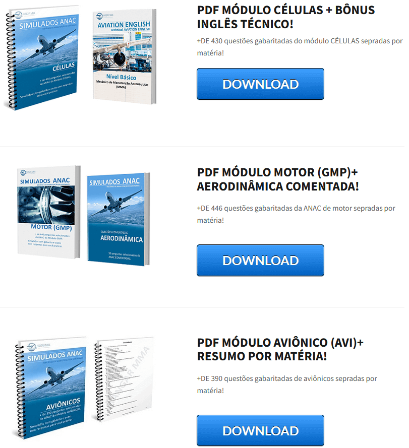 Simulados ANAC Hangar MMA