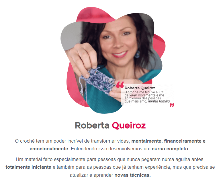 Rainha do Crochê Fio de Malha Curso