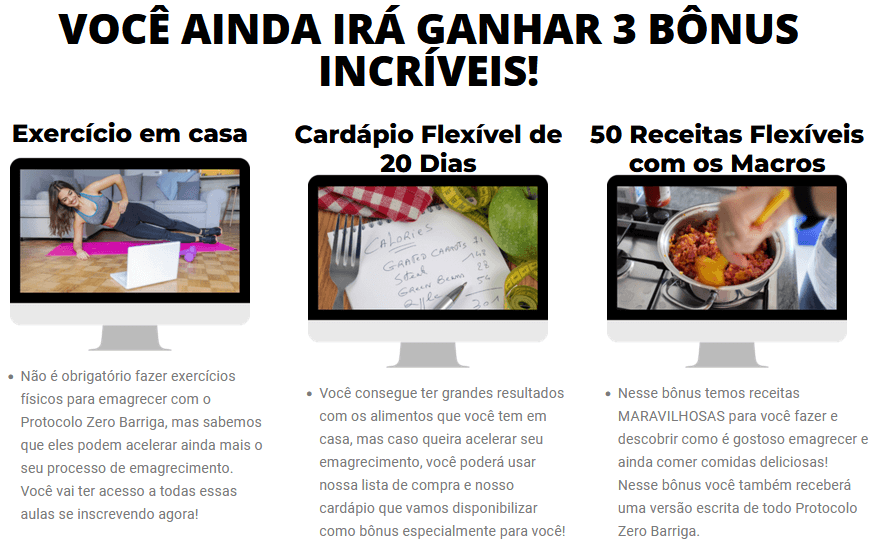 Protocolo zero barriga mulheres determinadas